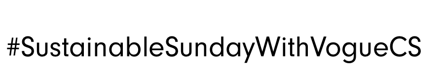 #SustainableSundayWithVogueCs